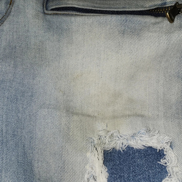 Focus men's jeans distressed blue size 36×32 - Picture 6 of 10